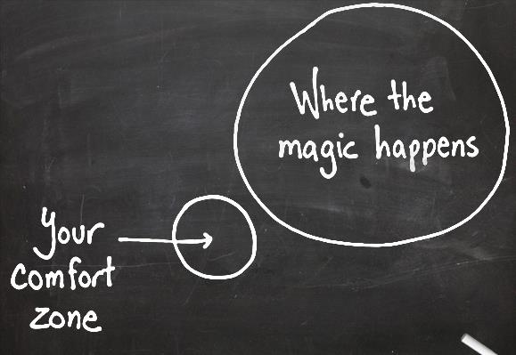 Image result for outside your comfort zone is where the magic happens