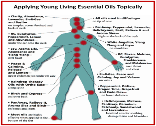 Essential Oil Application Chart