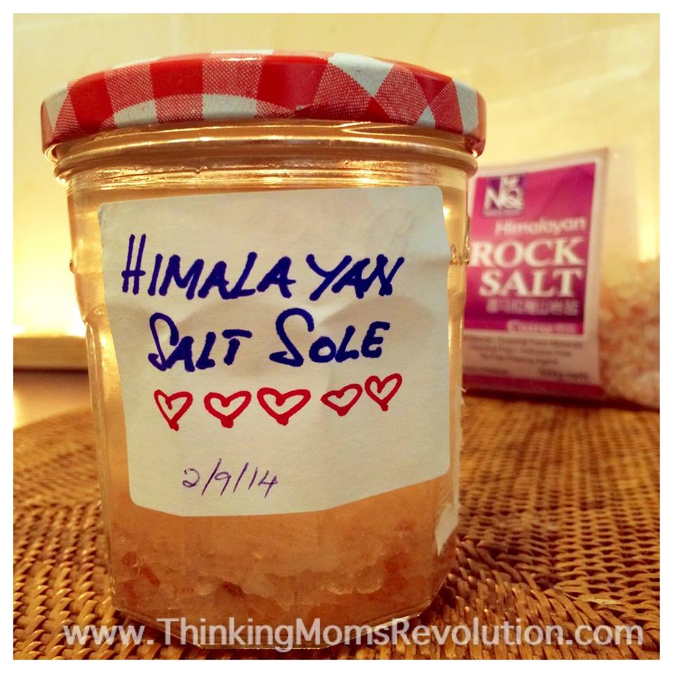 Pink Himalayan Salt Make Your Own Sole The Thinking