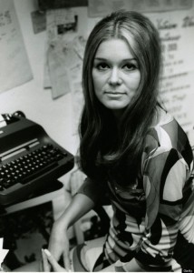 Gloria Steinem as a young woman