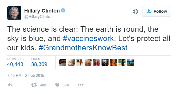 hillary tweet